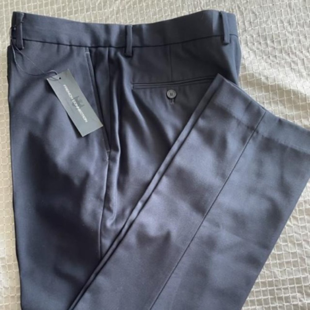 French Connection suit trousers navy blue size 38 waist/ 35 inseam